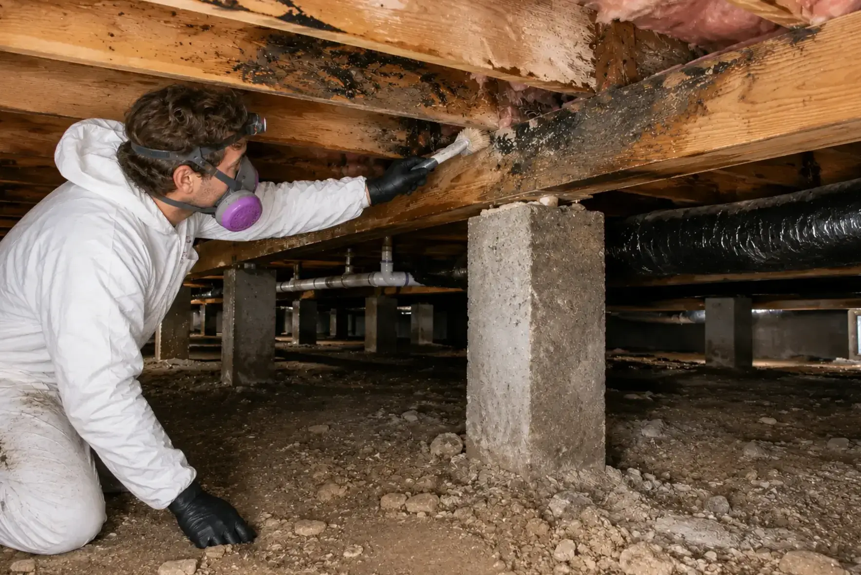 Crawl Space Mold Removal in San Ramon, CA